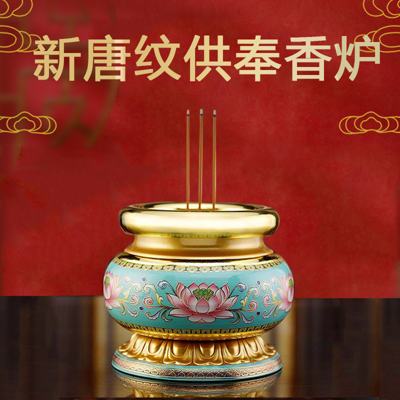 铜香炉家用室内供奉大号烧香的香炉供佛上香熏香炉佛具用品大全