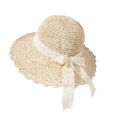 CACUSS蝴蝶结系带草帽女款