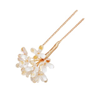 月神 热缩花簪发簪古风钗子步摇流苏盘发发钗发梳新中式汉服发饰