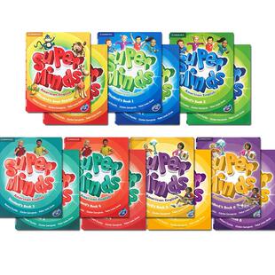 美音版American Super minds starter/1/2/3/4/5/6级学生书+光盘+练习册套装YLE考试主课本 American Super minds美版原版进口