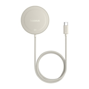 倍思Qi2磁吸无线充电器15W适用苹果15promax快充magsafe手机耳机iPhone14mini磁吸支架桌面充电底座充电线