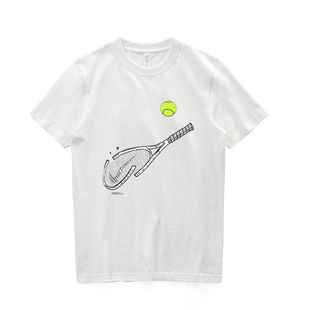 网球速干T恤创意字母成人儿童男女短袖比赛训练圆领运动队服定制