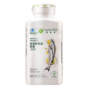 安利纽崔莱深海鲑鱼油胶囊鱼甘鱼油胶囊孕中老年135粒体质