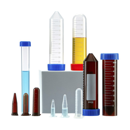 赛比诺 塑料离心管1.5 2 5 10 15 25 50 100mL毫升ep螺口连盖圆尖平底 咖啡豆高速实验室样品pcr分装瓶