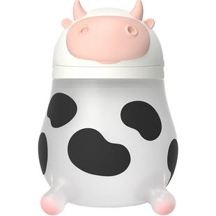 BK奶牛吸管杯水杯宝宝学饮杯婴儿喝奶防呛防摔防漏喝水6个月以上