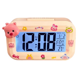 三轮车改造小配件电子表车载迷你多功能数字时钟摆件装饰用品