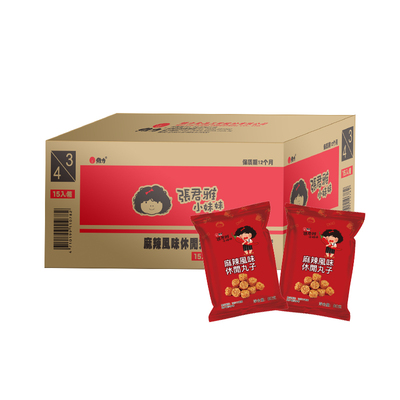 张君雅干脆面麻辣拉面休闲丸子