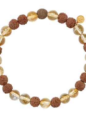 BYROOTS/抱树春生系列新品藏香珠手串女黄塔晶小金刚时尚百搭手链