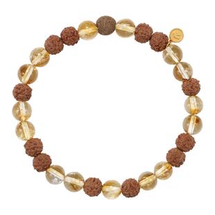 BYROOTS/抱树春生系列新品藏香珠手串女黄塔晶小金刚时尚百搭手链