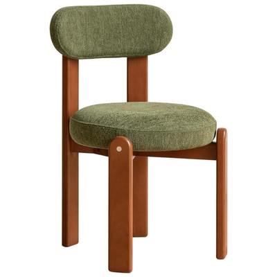 西物法式复古实木靠背餐椅