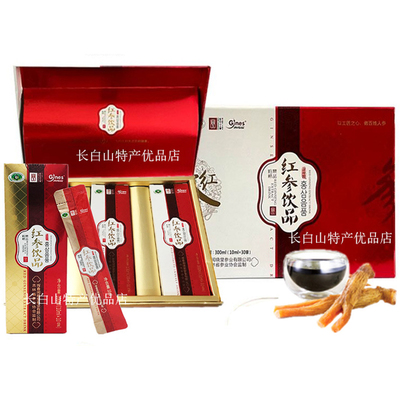 吉内实红参饮品高丽参无糖精华