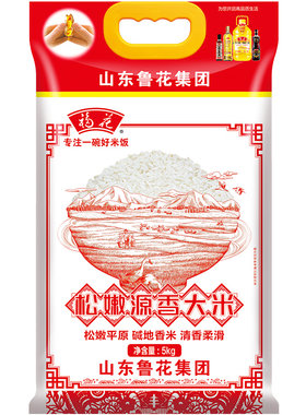 鲁花直营福花松嫩源香粳米5kg