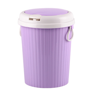 家用客厅卧室厨房卫生间带盖垃圾桶创意欧式有盖垃圾筒大号可爱桶