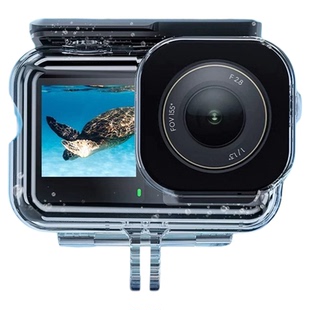 泰迅适配DJI大疆灵眸Osmo Action4/3/5pro/6运动相机防水壳冷靴口扩展运动保护壳45米深度潜水滤镜action配件