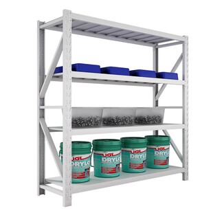 工具架货架重型仓库置物架多层收纳架带洞洞板侧面五金放置储物架