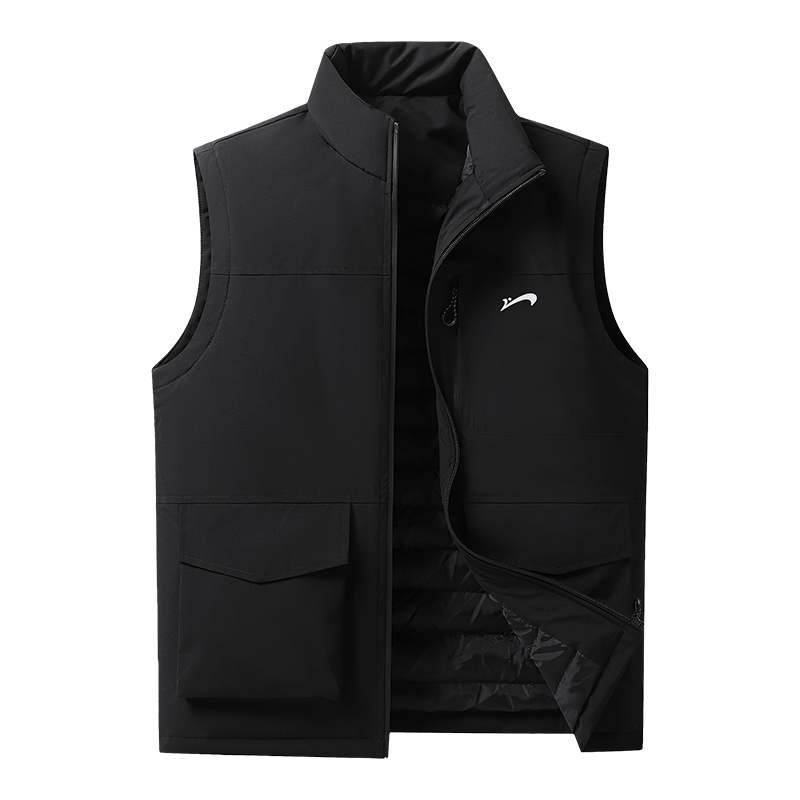 贵人鸟棉马甲男款秋冬季2025年新款立领加厚马夹背心爸爸冬装外套