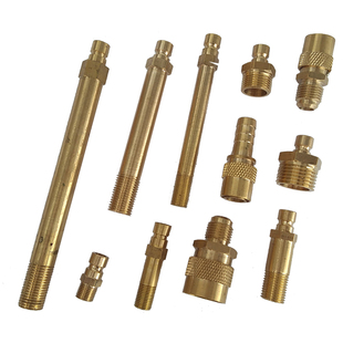 模具快速接头1234分外丝加长M10M12模温机水嘴大小号模具铜水咀