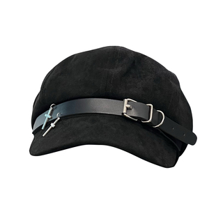 1Gangster Inn原创贝雷帽朋克亚文化中性画家帽百搭金属