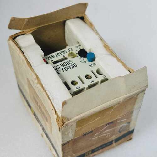 SQUARE D TD0,36 级 9065 TD036 热过载继电器 TD/TE 0.36-0.54 A