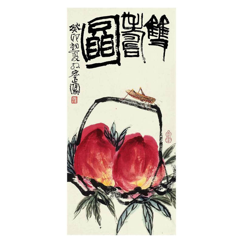 朵莲精舍玄关挂画名家国画纯手绘