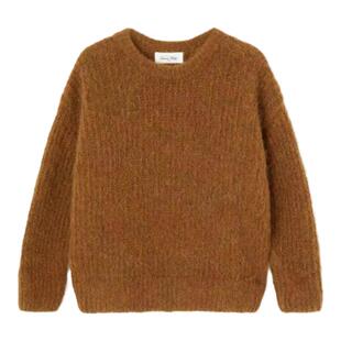 现货American Vintage童装24秋冬儿童休闲针织毛衣女士棉针织毛衣