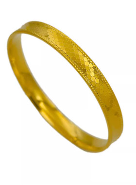 龙鳞手镯爆闪亮面鳞片镀金镯子