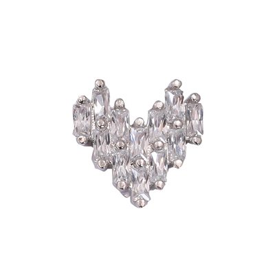 爱心钻锆石饰品网红爆款