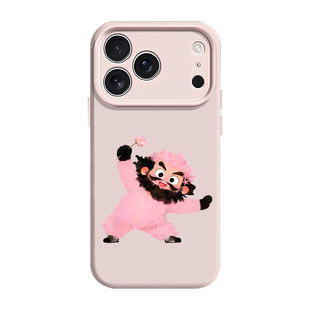 萌萌哒李逵适用苹果17pro手机壳iPhone16promax粉色15多巴胺14新款13超好看12磁吸11液态硅胶15pro女13promax