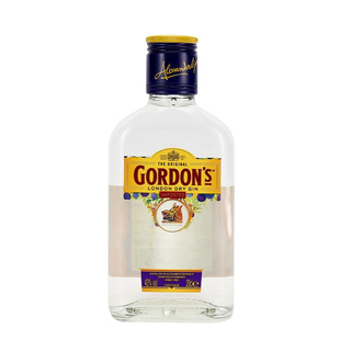 哥顿金酒200ml Gordon's 杜松子酒 伦敦干味毡酒 琴酒 鸡尾酒调酒