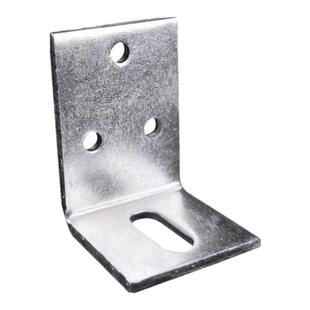 不锈钢L型角码防腐木多孔固定支架90度直角角铁立柱幕墙连接件厚