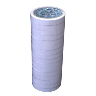 超薄双面胶强力白色 黄油两面胶 学生手工长10米批发包邮 一筒装