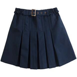 伊顿纪德校服 夏装女童班级服T恤半身裙套装搭配 女生小学生团购