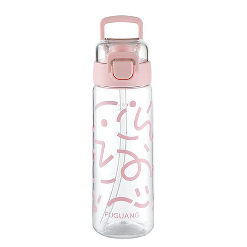 富光塑料水杯tritan儿童学生上学专用杯子女吸管夏日季健身水壶男