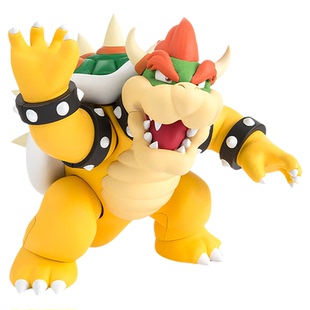 有货 万代 SHF 超级马里奥 库巴 酷霸王SUPER MARIO 可动成品手办