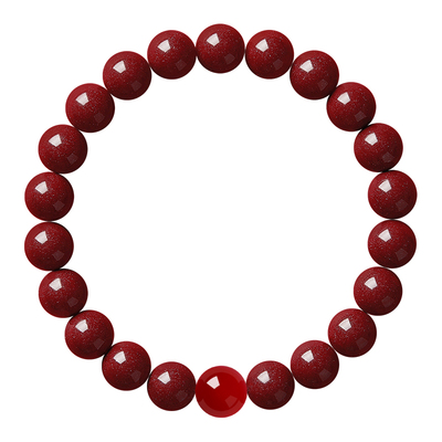 天然朱砂五行手串缺火补火属火