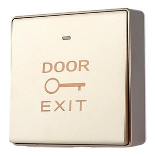 ZUCON门禁开关门锁出门按钮明装86/90型带底座常开开关按钮金色