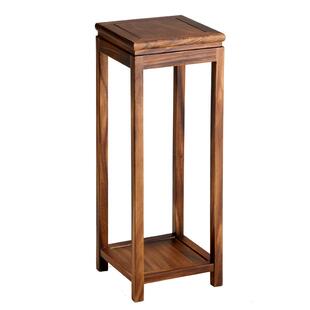 新中式胡桃木实木花架组合置物架阳台艺术客厅室内高花架花盆架子