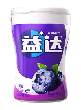 益达无糖蓝莓味口香糖