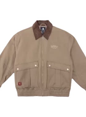 匡威马年限定刺绣保暖棉服男夹克