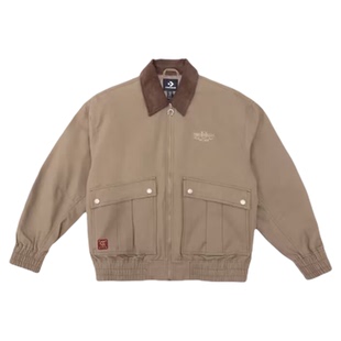 匡威秋冬马年起飞限定款男式刺绣翻领保暖棉服夹克休闲外套MCJ394