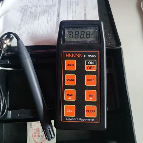 温湿度计 HANNA HI9565防水温湿度计，开机运行如图—议价