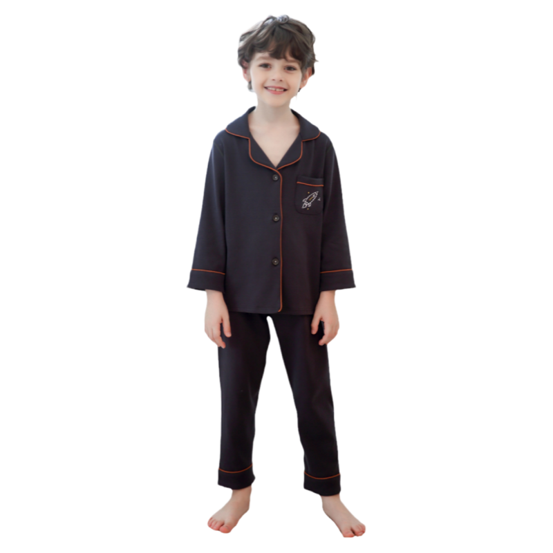 男童家居服妈咪印象纯棉春秋套装