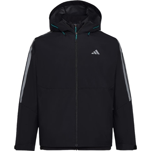 adidas阿迪达斯秋季男子运动休闲连帽夹克外套KW4765