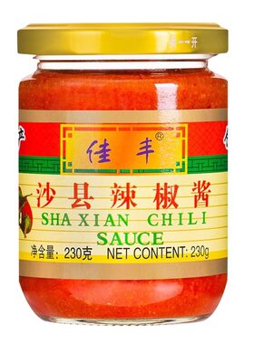 正宗佳丰沙县辣椒酱罐装