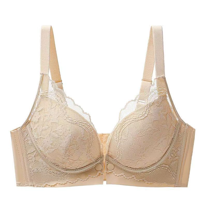 孕妇内衣前开扣哺乳大码文胸薄