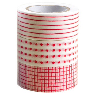 仓敷意匠 奥村麻利子 mitsou系列圆点条纹格子 日本手帐和纸胶带