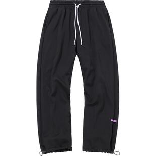 准者官方旗舰加绒运动长裤男士春季新款加厚保暖休闲束脚裤子卫裤