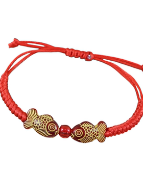 端午节红绳平安五彩绳儿童手链