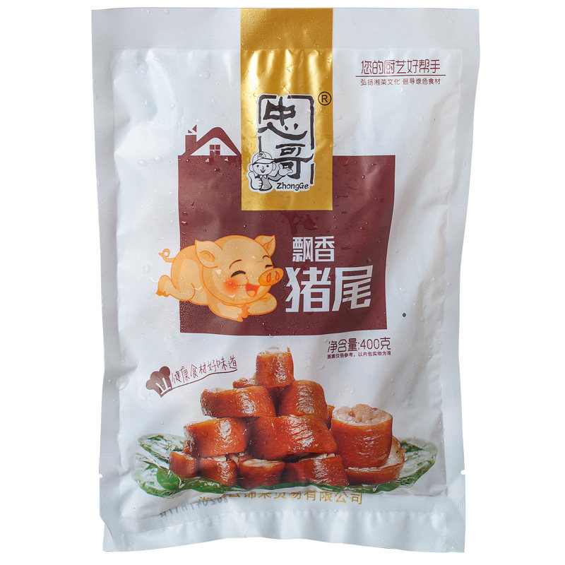 忠哥飘香猪尾400g私房菜五香卤