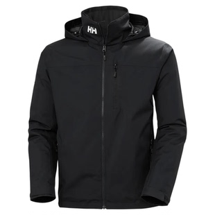 HELLY HANSEN/HH Crew Midlayer 2.0 连帽加绒外套黑色男士夹克